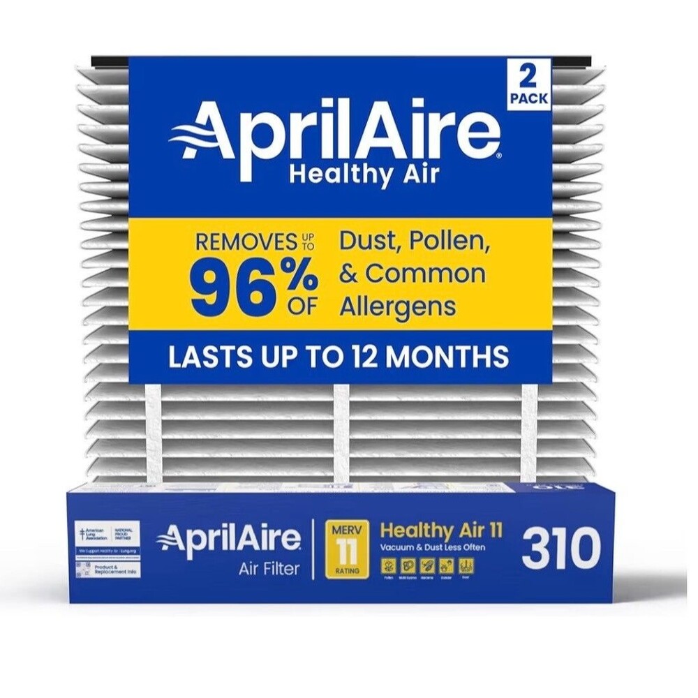 AprilAire 310 2 Pack Replacement Filter for AprilAire Air Purifiers NEW IN BOX